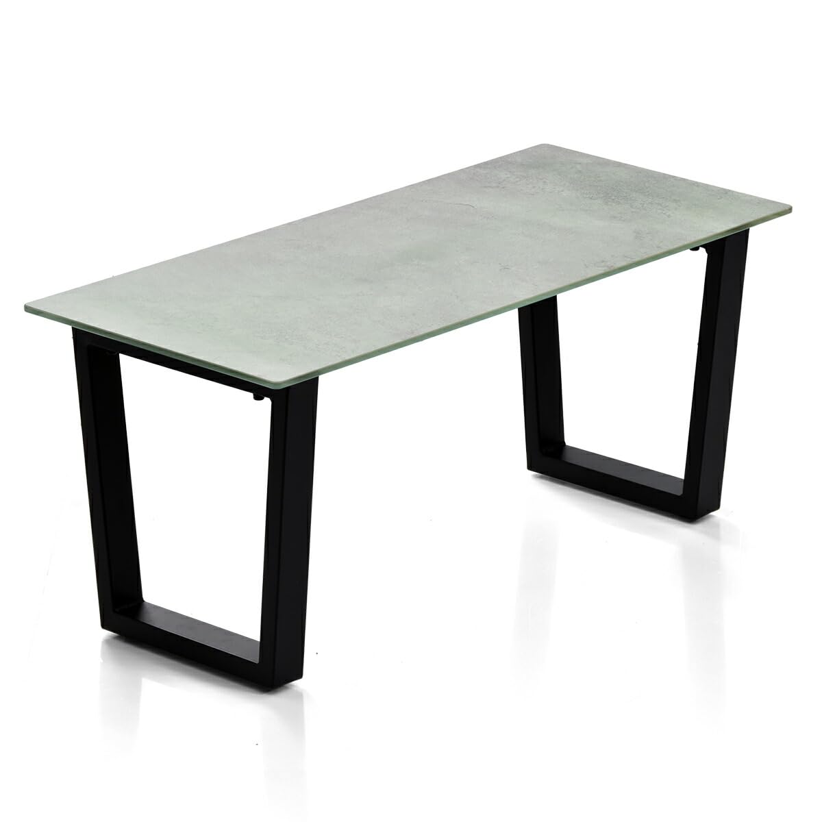 Amazon｜FunFun MICXEL センターテーブル セラミック 幅90cm ライト