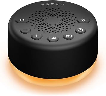 White Noise Machine Easysleep Sleep Sound Machine 25 Sounds 5 Timer 32 Volume Baby Kids Adults for Sleeping with 4 Adjustable Brightness