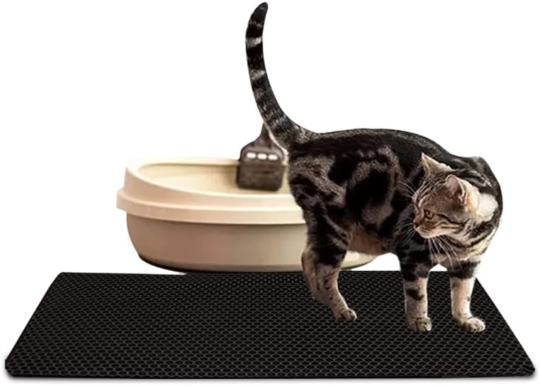 QsirBC Cat Litter Mat mat, 22inch*30inch litter gathering mat cat supplies litter mats extra large easy clean cat litter catcher-Super…