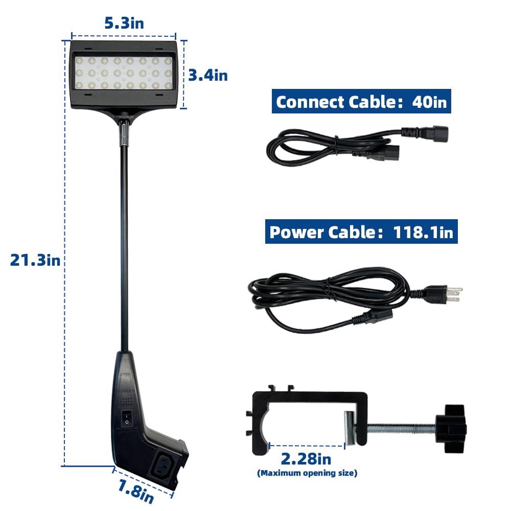 Amazon.com: Displayfactory 2pcs Black Trade Show Lights