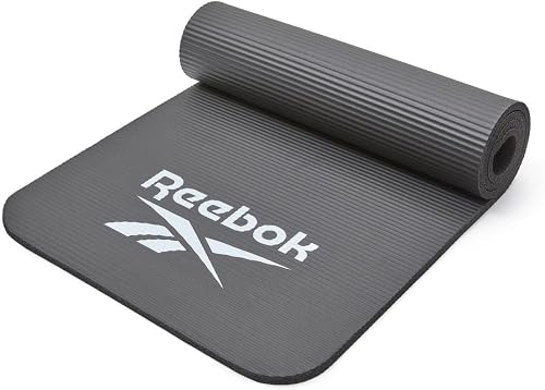 Reebok RAMT-11015BK Training Mat,Black,10 mm Size