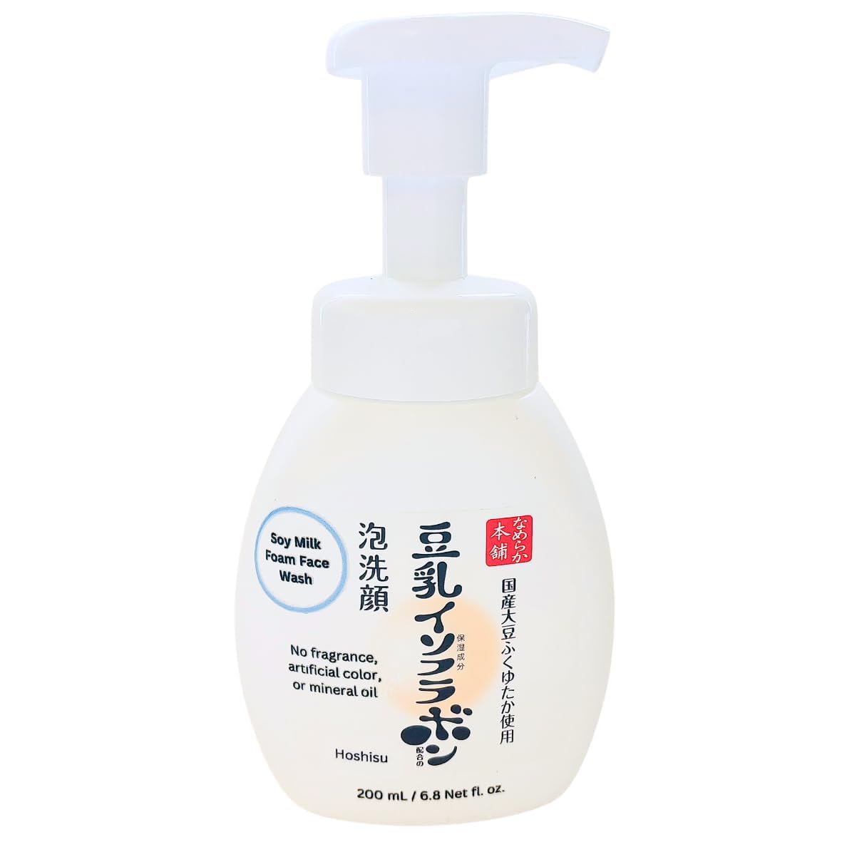 Nameraka Honpo Foam Face Wash NC 200 mL / 6.8 Net fl. oz. Imported from Japan