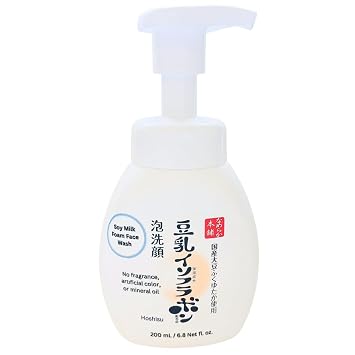 Hoshisu Nameraka Honpo Foam Face Wash NC 200 mL / 6.8 Net fl. oz. Imported from Japan