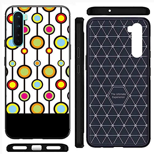 Image of Amazon Brand - Solimo Designer Bubble Line Pattern Printed Soft & Flexible Hybrid Back Case Mobile Cover for OnePlus Nord