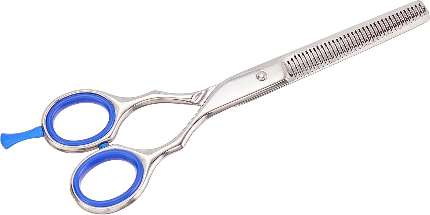 Kiepe 2431 Studio Style Relax-TH Tijera profesional de entresacar 5,5 pulgadas con 38 dientes – Tijera ergonómica de vaciado con Convex Razor en acero inoxidable, Made in Italy