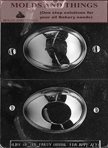 12 LB EGG Easter Chocolate candy mold with Copyrighted molding Instructions - set of 2