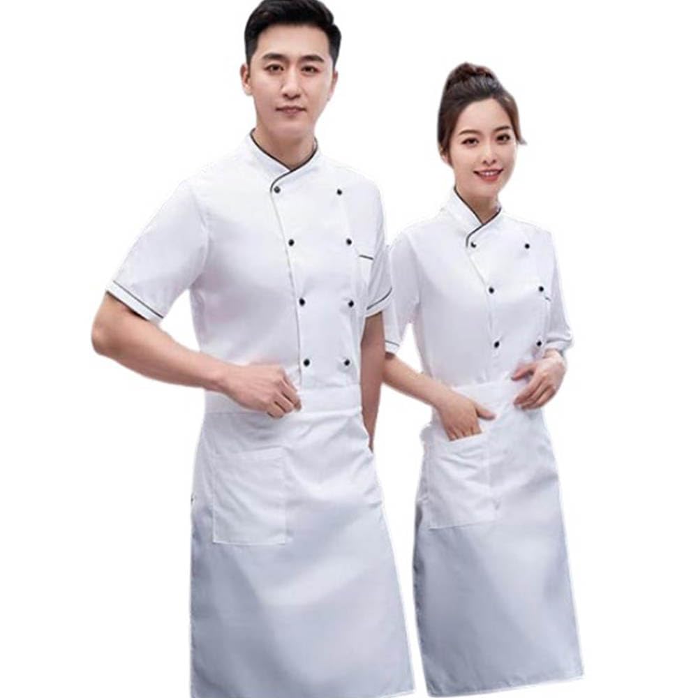 Amazon.co.jp: M-4XL コックコート コック服 コックウェア コック