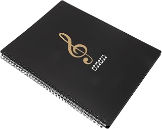 A4 Sheet Music Folder Binder for Performers and Students, Black
