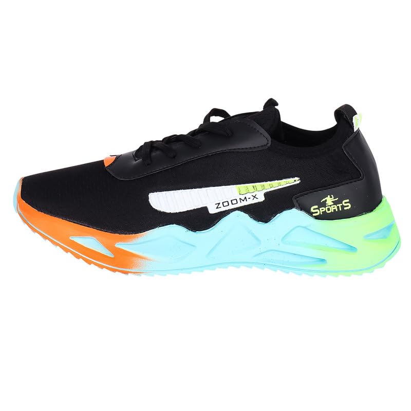 Image of Snatch Breathable Sports Shoes for Men | Lightweight PU Mesh Running & Walking Sneakers | Slip-Resistant Lace-Up Gym Shoes for Training, Gym Hair & Beard Trimmer Included