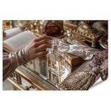 islandburner Premium Poster Eleganz pur: Satin-Handschuh & 