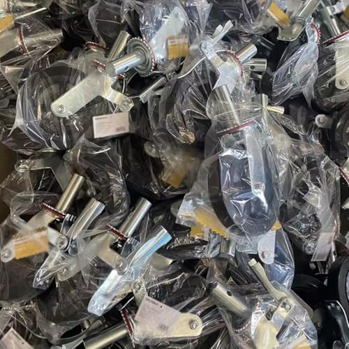 Kit 4 Rodízios Rodas Para Andaime Giratórias Rodinhas C Trava P/Andaime Até 1600kg