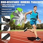 MUROZA Agility Ladder, Agility Speed Training Equipment Set, 20ft Speed Ladder, 12 Soccer Cones, 4 Hurdles, Jump Rope, Running Parachute, Soccer Football Basketball Training Equipment Accessories - Image 5