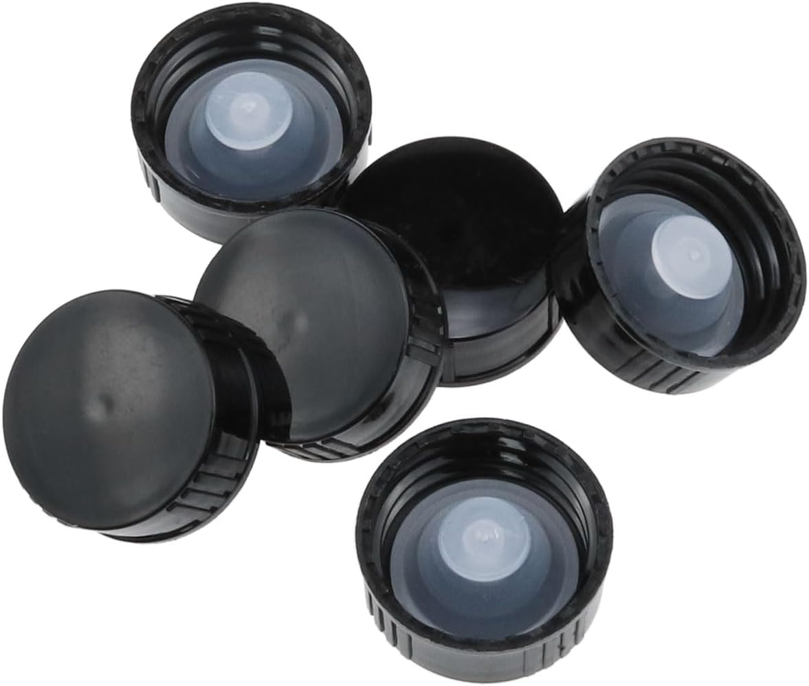 Tapón de rosca sellada de polietileno negro, 12 unidades, 1.102 in ...