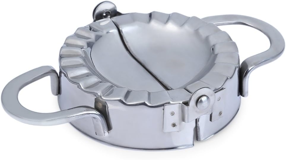 Elephantboat Stainless Steel Dumpling Maker Wraper/Dough Cutter Pie Kitchen Accessories (Silver)