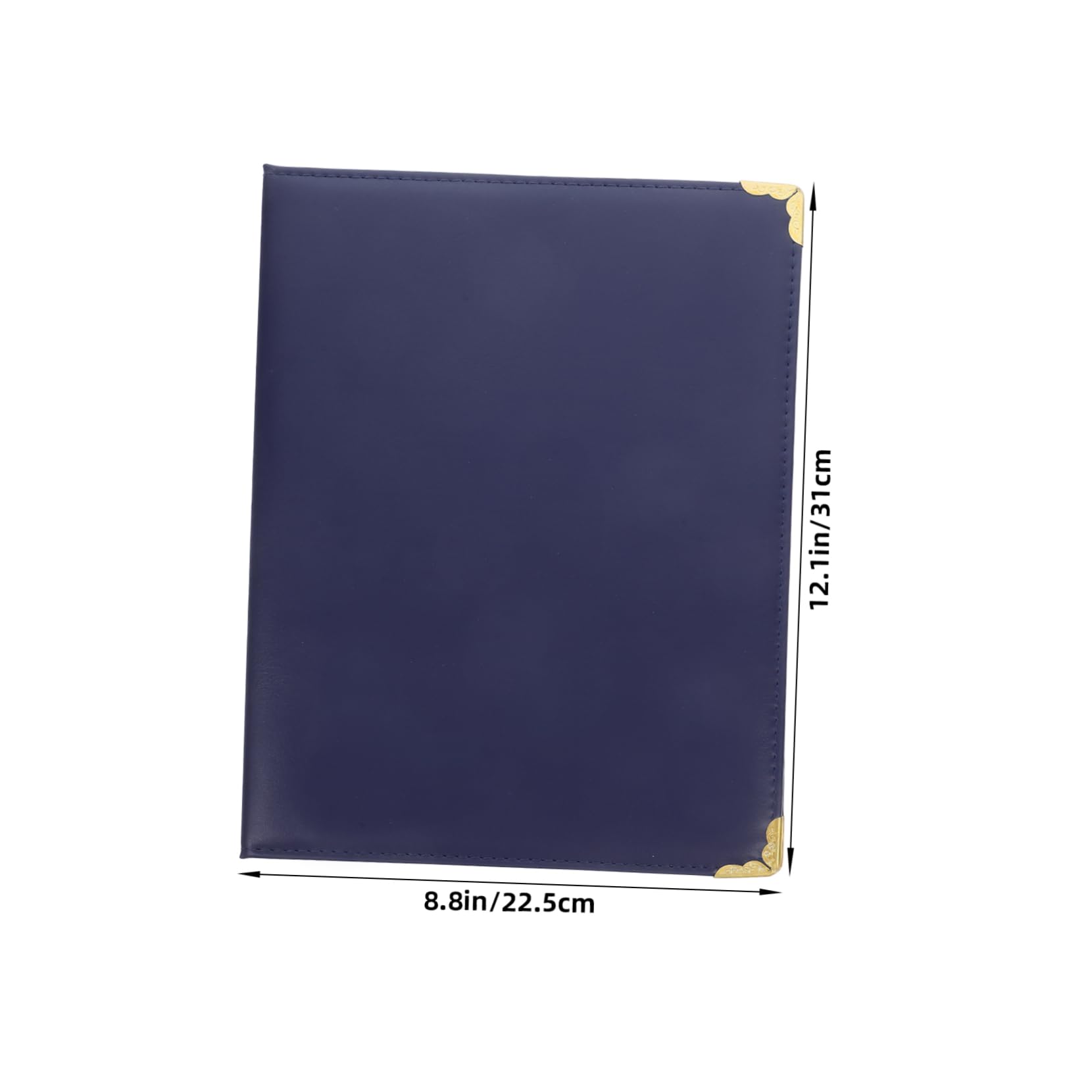 Abschlussgeschenk Elegante Zeugnismappe aus Pu Leder im A3-format Leichter Zeugnisordner als Dekorativer Dokumenteninhaber für Diplome und Zertifikate