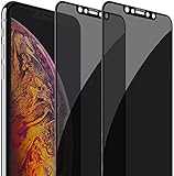 Screen Protector Compatible with iPhone Xs Max, Ama Forest 2 Pack Premium Tempered Glass Screen Protector Replacement for iPhone 6.5” Full Coverage 9 Hardness HD Clear Glass 2018 Release