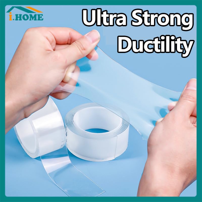 Miniatura 2 de Nayilin Cinta adhesiva de doble cara  Cinta de montaje fuerte para fotos, paredes, alfombras y más  Cinta adhesiva extraíble con nanotecnología