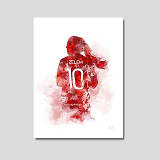 Katie Zelem ART PRINT Manchester United, Football, Sport, Gift, Wall Art, Home Decor - UNFRAMED (10 x 8 Inches)