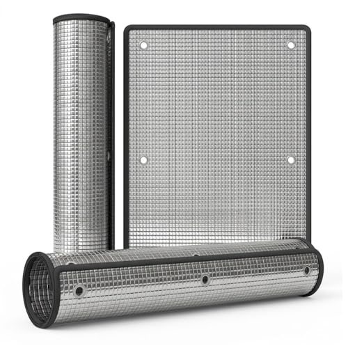 Película Aislante Térmica para Ventanas de Aluminio 7mm, Lámina Reflectante Control de Calor con Ventosas, Oscurecedor Privacidad Protector Solar Película para Buhardilla y Techo(Gris,100x200cm)