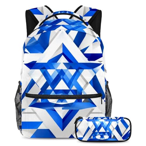 Cartable imprimé drapeau bleu 44 pour transporter les grands cahiers