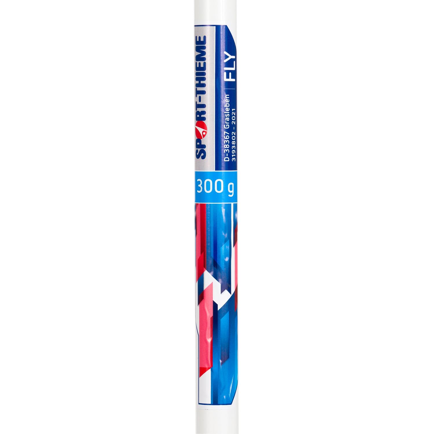 Sport-Thieme Trainingsspeer Fly | Gummispitze für Hartplatz Kunstrasen EIS | Verschiedene Größen | Blau | Baumwollkordelgriff Aluminium Schaft | Für Werfen Stoßen Training Outdoor