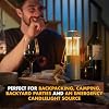 UCO Original Candle Lantern Kit Aluminum Camping Lantern with 2 Emergency Candles, Light Reflector & Cocoon Case Windproof Survival Lantern for Backpacking, Hiking & Power Outages