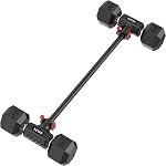 Convertisseur de bulles par SEWD – Transformez les dumbbells en Barbell Set – Poids réglables & Jusqu'à 220LB Capacity Barbell pour les séances de gymnastique à domicile – rouge