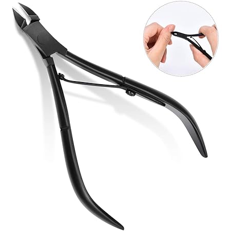 nagelhautzange edelstahl extra scharfe nagelzange mit scharfem und glattem schnitt fur dicke und tiefe eingewachsene fussnagel und fingernagel