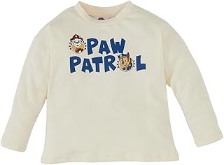 تيشرت منسوج بقصة عادية ورقبة دائرية ضيقة وأكمام طويلة للأولاد البيبي من ديفاكتو، موديل D1886A5