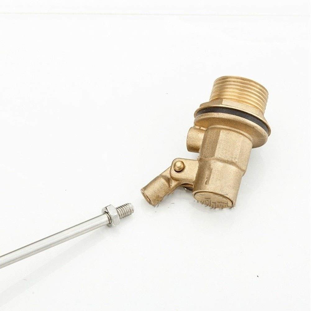 Valvola a sfera galleggiante in acciaio inossidabile, interruttore di controllo automatico del livello dell'acqua, valvola a galleggiante in ottone da 1/2" 3/4" 1",(3/4inch)