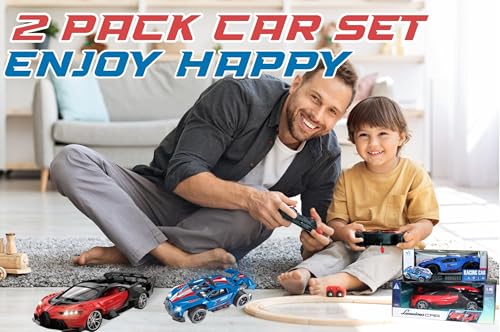 GUST Coches de Control Remoto, Autos RC para niños menores de 8 años, juguetes para niños y niñas, R