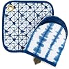Thyme & Table Textile Kitchen Set, Tie Dye Blue, 5-Piece Set