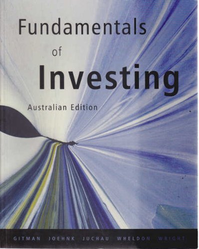 Fundamentals of Investing 0321097556 Book Cover