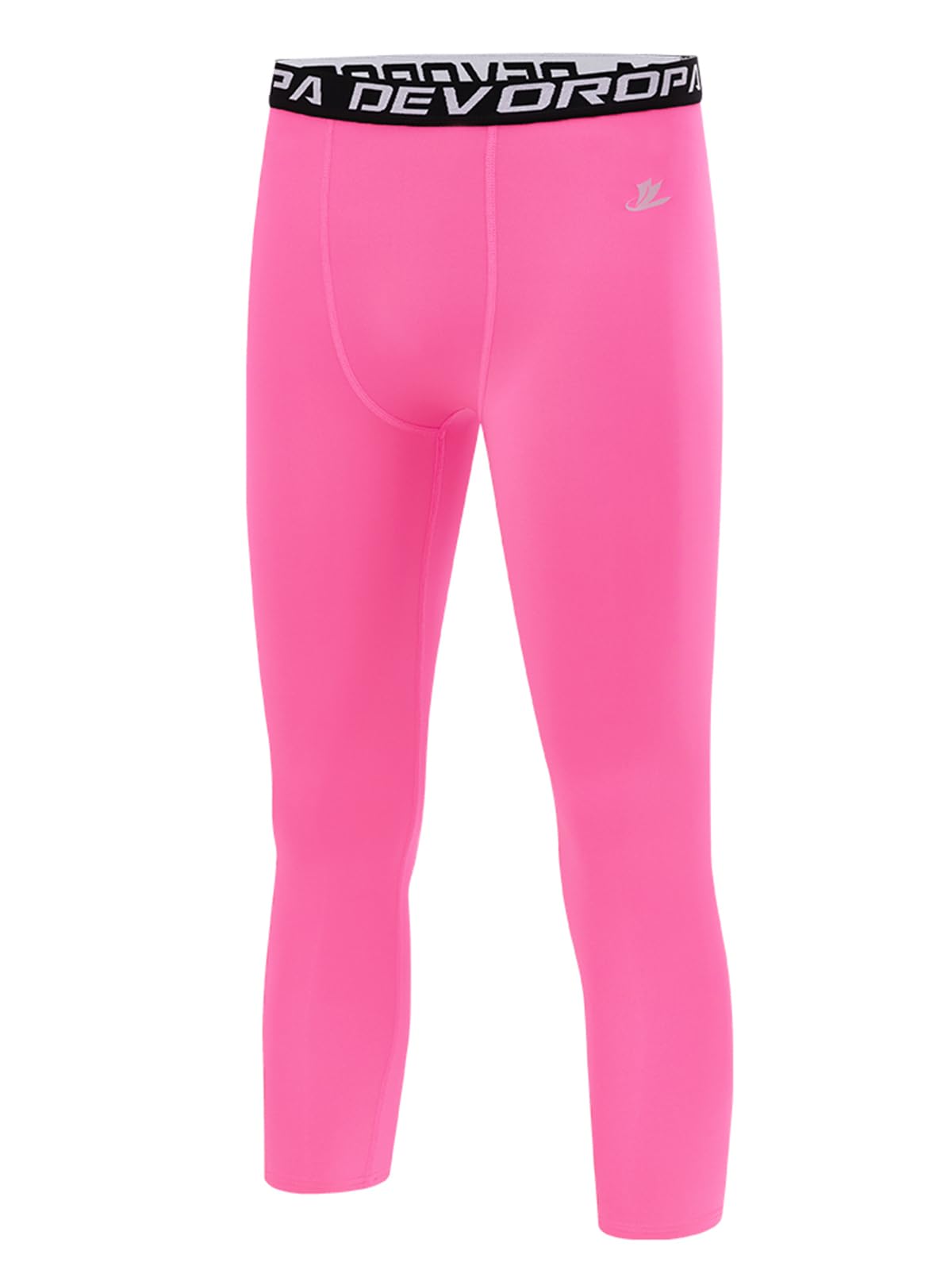 DEVOROPA Boys Leggings Youth Compression Pants Sports Tights Basketball Football Baseball Soccer Baselayer Slim/Regular/Husky