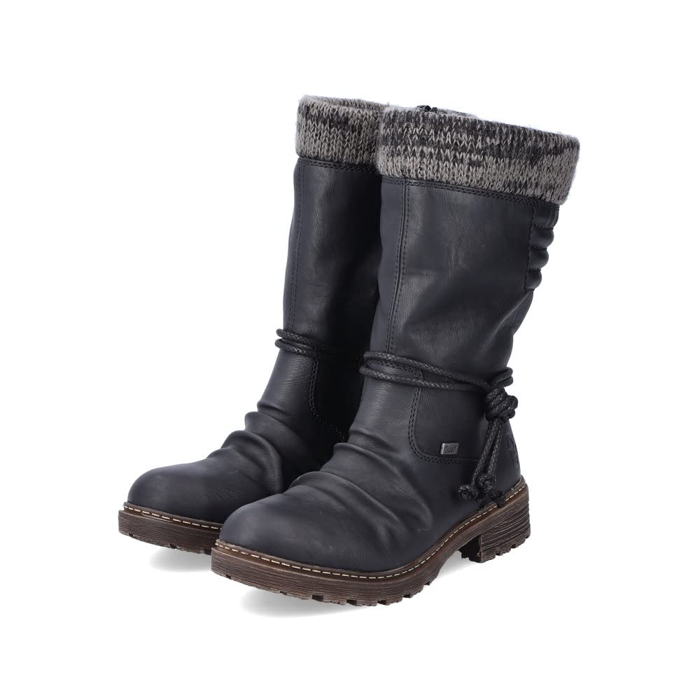 Rieker Damen Winterstiefel Z4755, Frauen Stiefel, wasserabweisend, riekerTEX