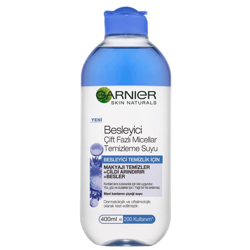 Garnier Skin Naturals Besleyici Çift Fazlı Micellar Temizleme Suyu (400 ml)