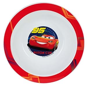 Fun House 005511 Disney Cars kom magnetronbestendig voor kinderen polypropyleen blauw 16 x 16 x 4 cm