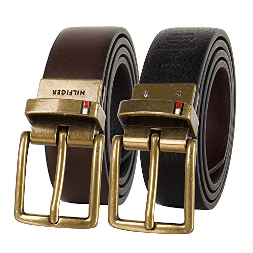Tommy Hilfiger Big Boys' Two-in-One Reversible Dress Belt