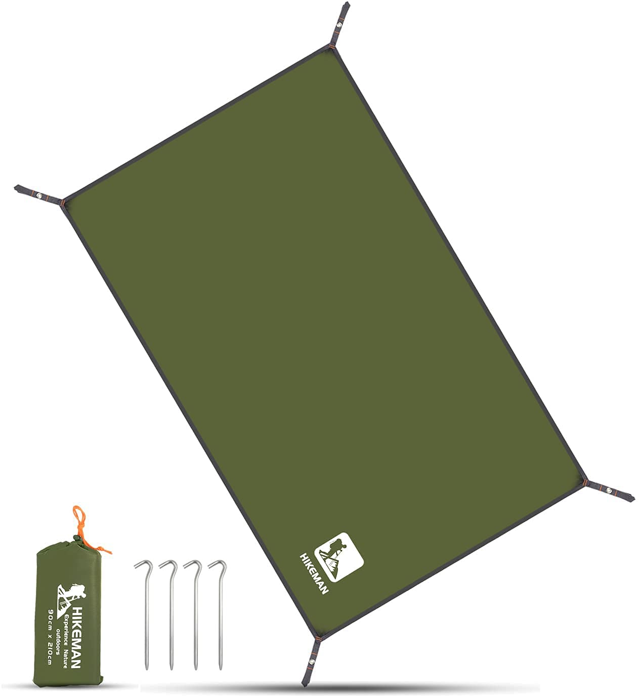 HIKEMAN Bâche De Tente Imperméable Multi-usages - Tapis De Sol Léger Pour Camping, Randonnée, Pique-Nique - 5 Tailles Disponibles