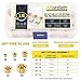 Mardatt 16Pcs 5 Sizes Brass NPT Plug Assortment Kit, 1/8