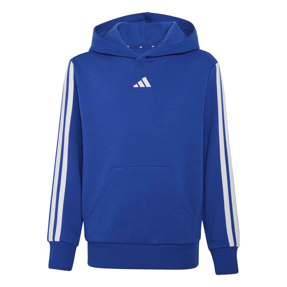 adidas Unisex Kids Essentials 3 Stripes Hoodie Sweatshirt, team royal blue/white, 9-10 Years