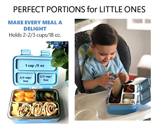 Kinsho SY-O4AR-NL8E Stainless Steel Mini Bento Lunch Box thumb #4