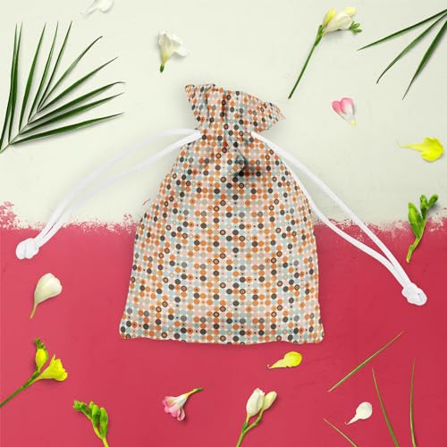 Image of ArtzFolio Abstract Retro D2 | Pouch Wrist Potli Bag | Bag for Weddings & Casual Parties