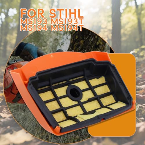 Image of MS194 Air Filter Cover with Air Filter For Stihl MS193 MS193T MS193TC MS194 MS194T Chainsaws - Replacement 1137-140-1902 11371401902