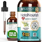 Rejuvica Health NatalNourish - Advanced Lactation Support Supplement - Liquid Delivery for Better Absorption - Fenugreek, Blessed Thistle, Anise, Fennel & More!