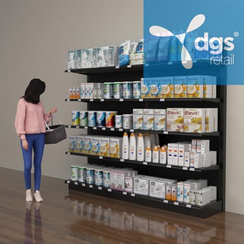 Dgs Retail PBS088908 Retail Gondola Shelving Wall Display thumb #4