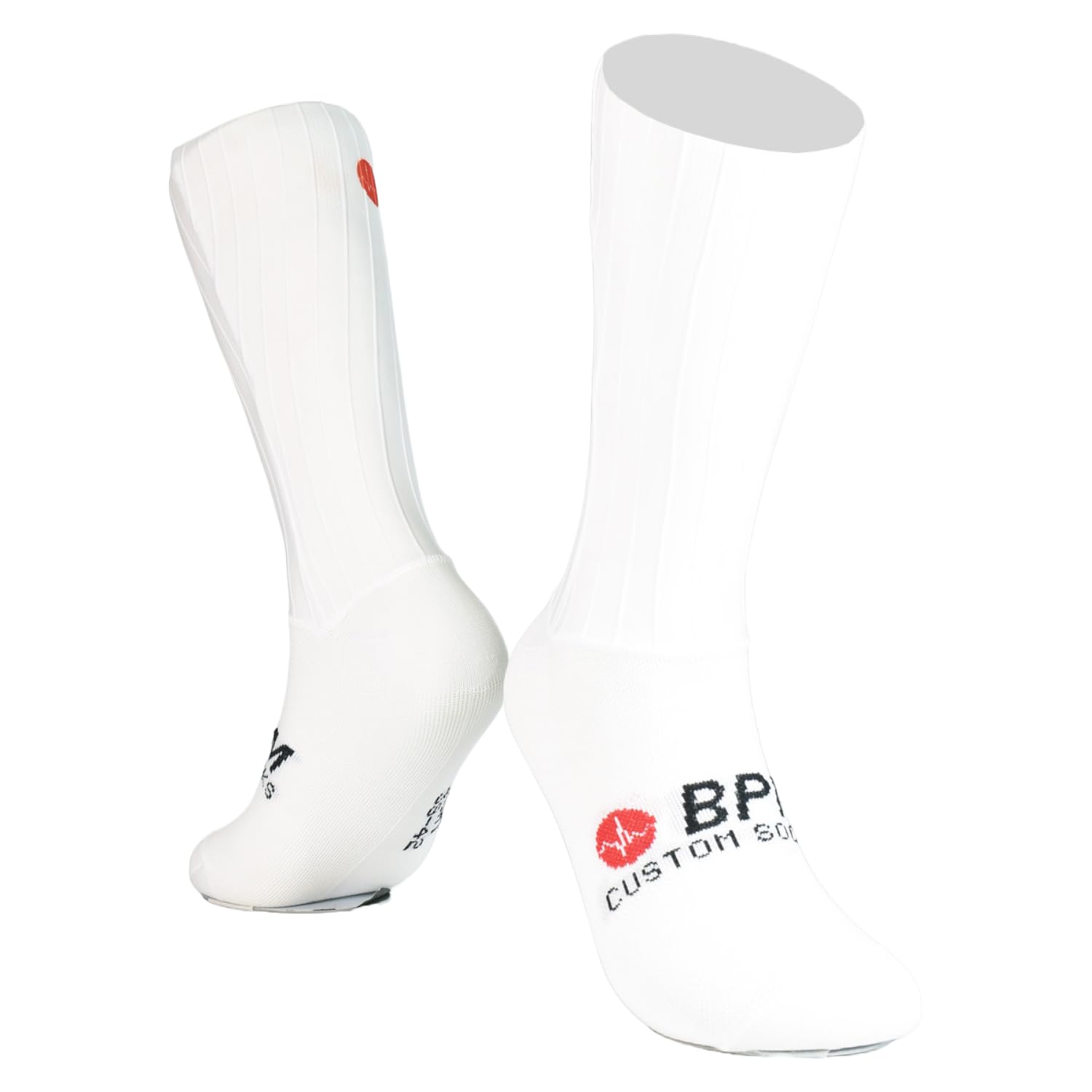 BPM Calcetines Ciclismo AEROTEC | Caña Alta Ultraelástica | Hilo Técnico de Alto Rendimiento en la Zona del Pie | Corte Láser | Made in Italy