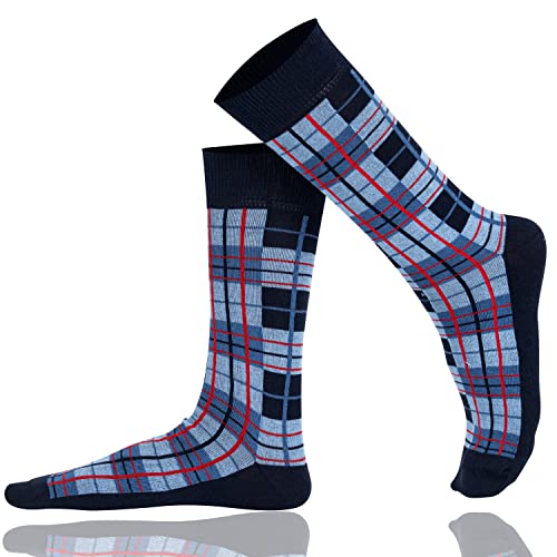 Image of Mysocks Men and Women Crew Socks Extra Fine Combed Cotton Seamless Toe