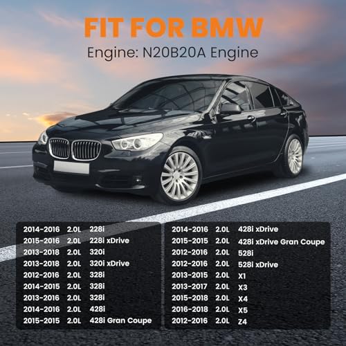 Image of maXpeedingrods N20 Upgrade Aluminum Engine Valve Cover with Gasket Bolts Kit for BMW 2012-2018 228i 320i 328i 428i 528i X1 X3 X5 Z4 2.0L Replaces 11127588412, 11127625477