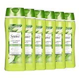 Suave Moisturizing Body Wash, with Juicy Apple and Vitamin E Extract, No Parabens, No Phtahaltes, 18 Oz Pack of 6
